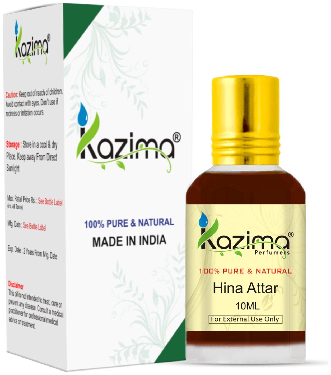 

Kazima Hina Attar Perfume For Unisex 10ml
