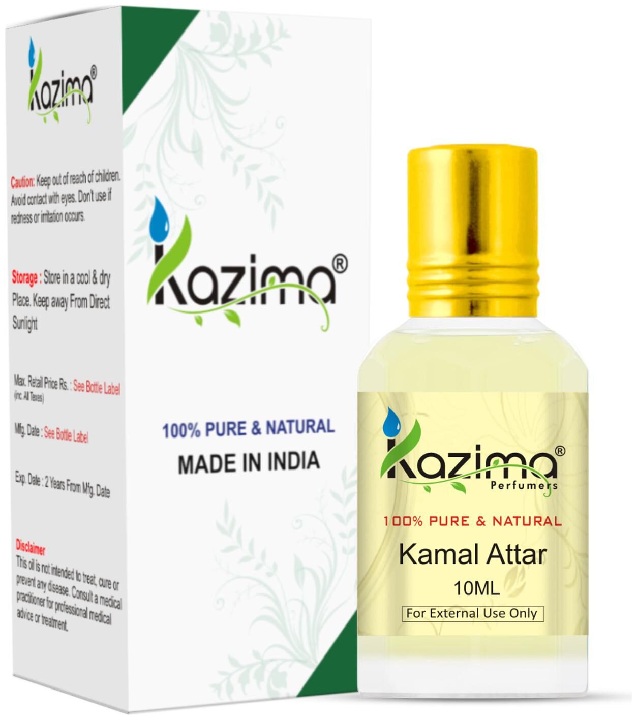 

Kazima Kamal Attar Perfume For Unisex 10ml