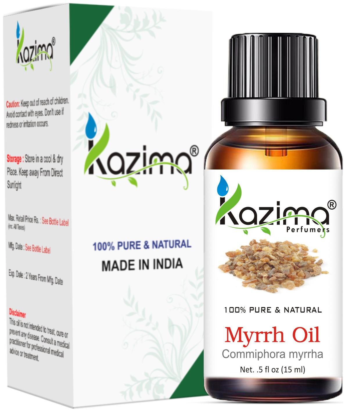 

KAZIMA Myrrh Essential Oil (15 ml)