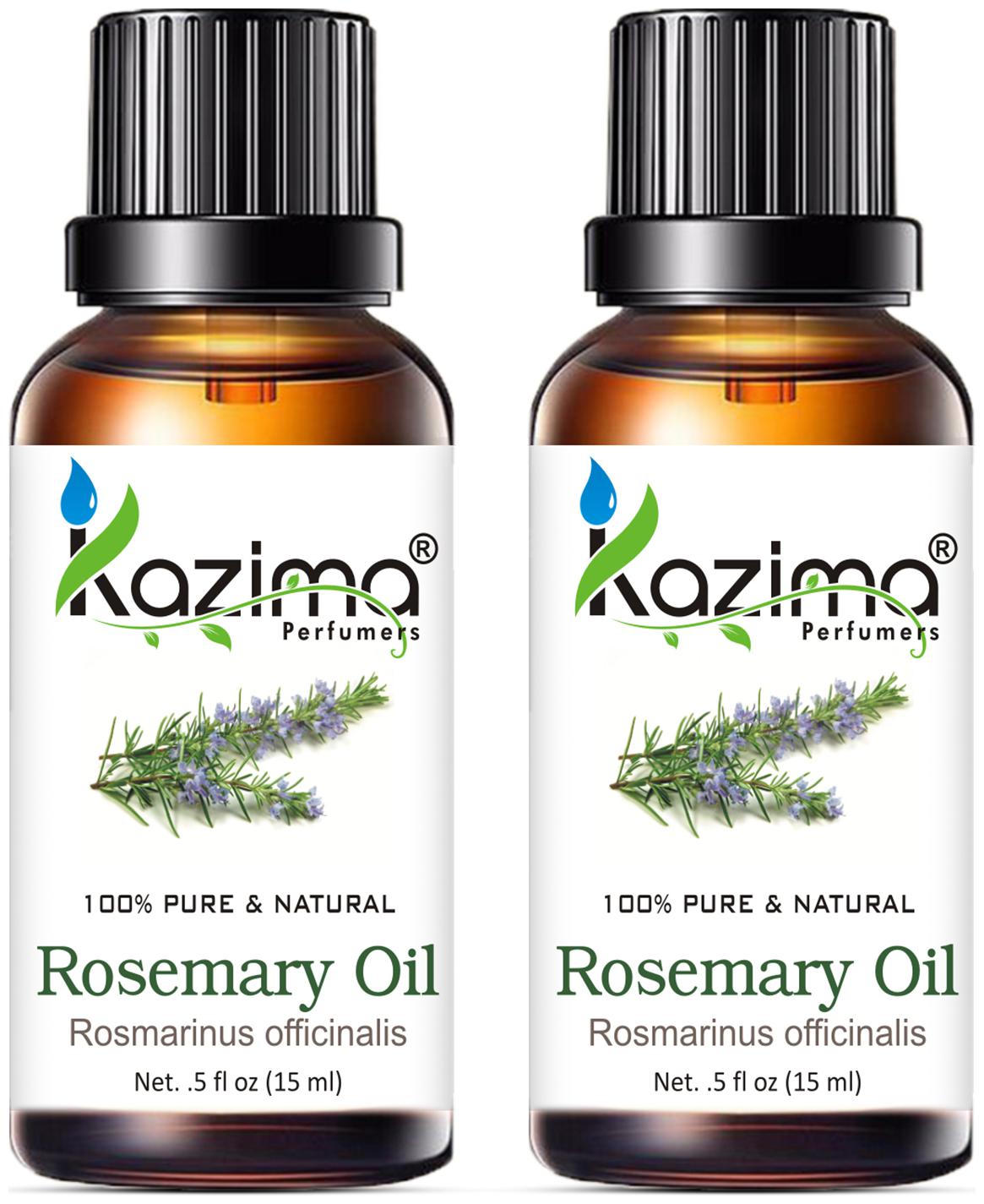 

Kazima Rosemary Oil 15ml With Dropper (Pack of 2)