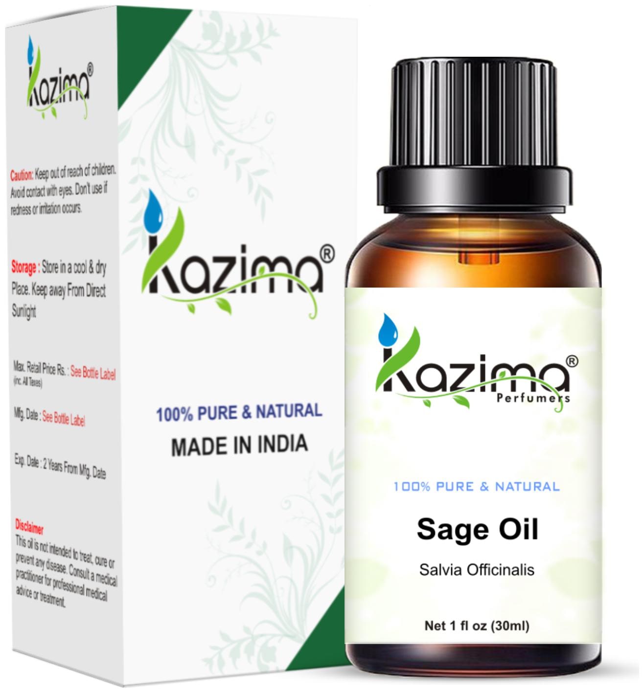 

KAZIMA Sage Essential Oil (30ml)