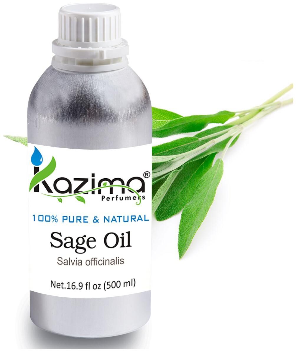 

KAZIMA Sage Essential Oil (500ml)