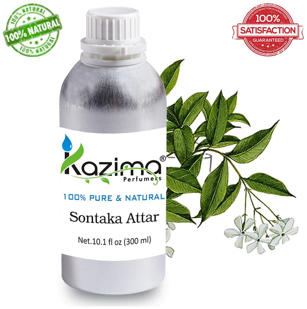 

KAZIMA Sontaka Attar Perfume For Unisex (300 ml) - Pure Natural Undiluted (Non-Alcoholic)