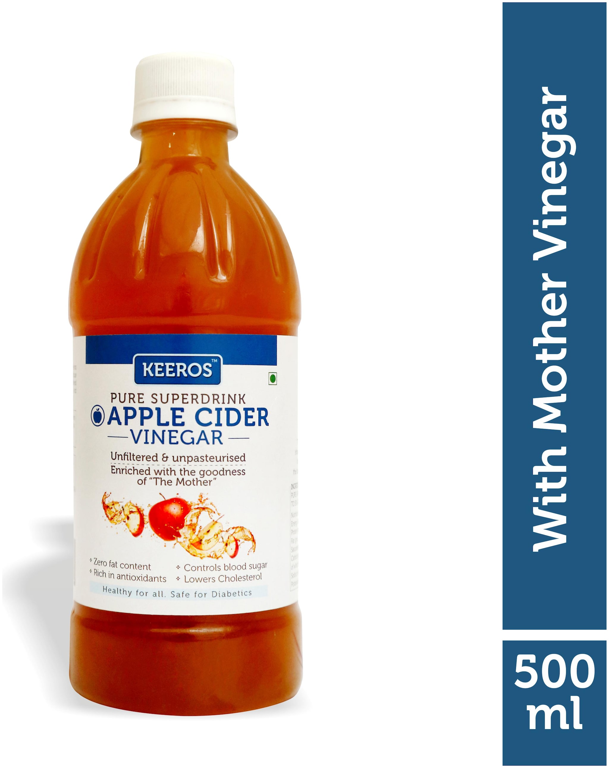 

Keeros Apple Cider Vinegar with Mother Vinegar 500 ml