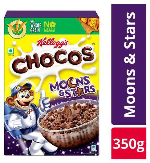 

Kellogg s Choco Moon Stars 350 g