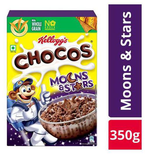

Kellogg s Choco Moon Stars 350 g