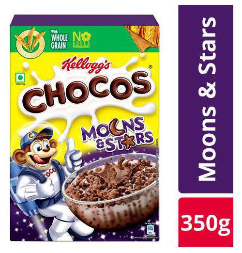 

Kellogg s Choco Moon Stars 350 g