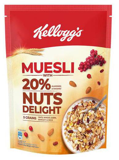 

Kellogg s Muesli - With 20 Nuts Delight 750 g
