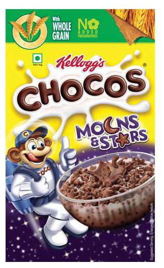 

Kelloggs Choco Moon Stars 700 g