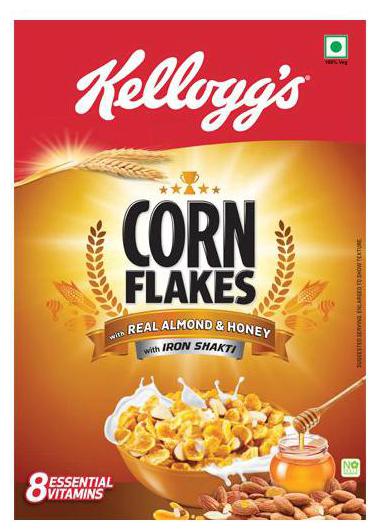 

Kelloggs Corn Flakes Almond Honey 300 g