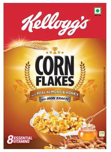 

Kelloggs Corn Flakes Almond Honey 300 g