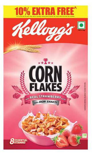 

Kelloggs Corn Flakes Strawberry 575 g