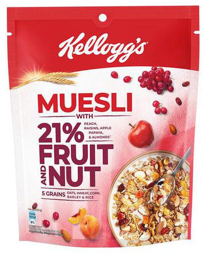 

Kelloggs Muesli - With 21 Fruit Nut 240 g