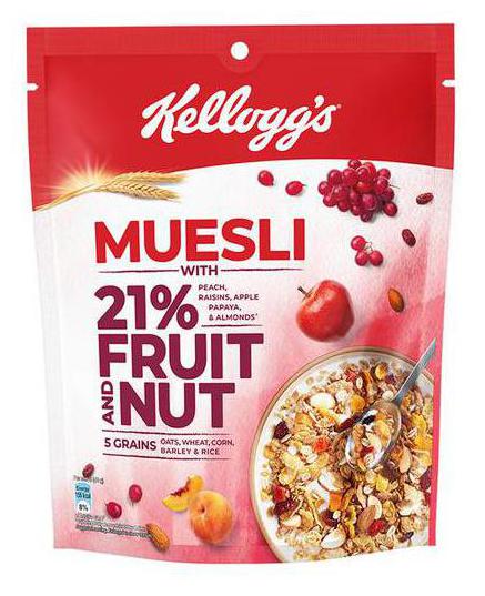 

Kelloggs Muesli - With 21 Fruit Nut 240 g