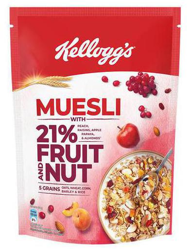 

Kelloggs Muesli - With 21 Fruit Nut 500 g