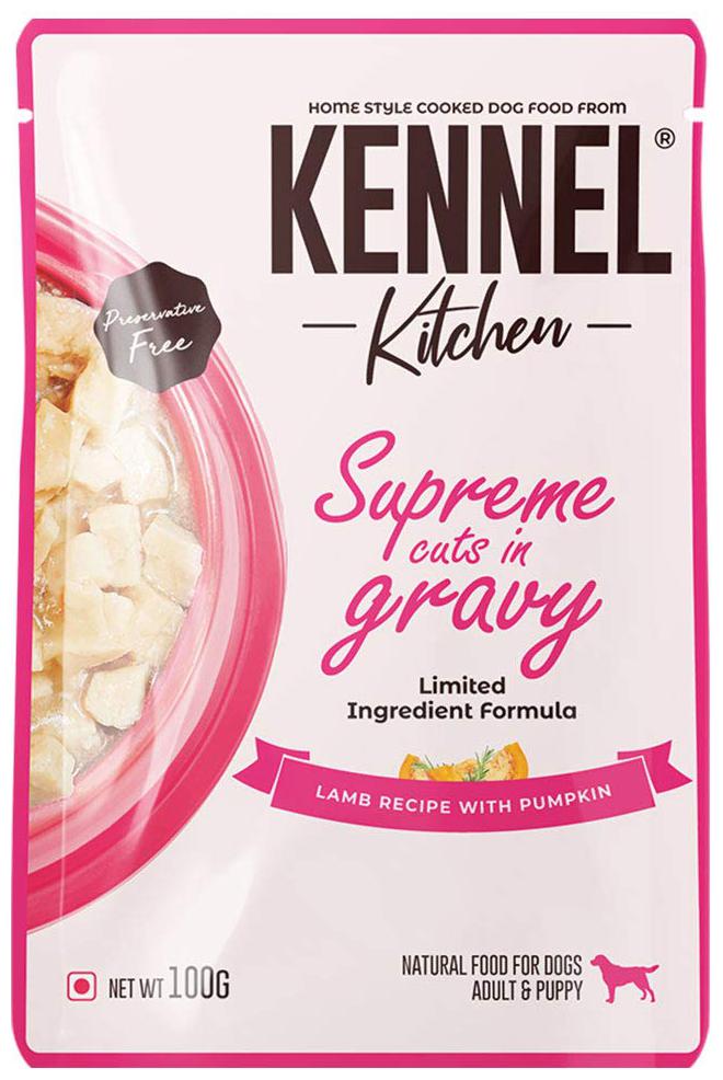 

Kennel Kitchen Supreme Cuts in Gravy Lamb Recipe with Pumpkin (12 X 100 g)