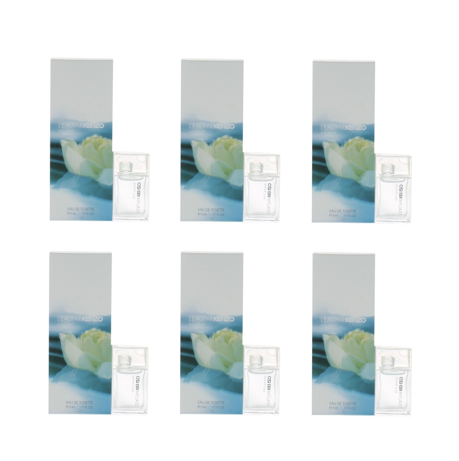 

Kenzo L Eau Par Kenzo (W) Mini EDT Splash 17oz NIB 6PK