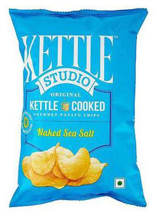 

Kettle Studio Potato Chips Naked Sea Salt 125 g