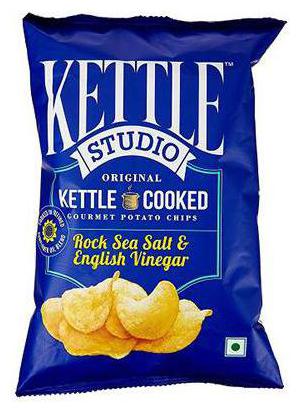 

Kettle Studio Potato Chips Rock Sea Salt 125 g