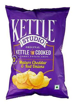 

Kettle Studio Potato Chips Mature Cheddar Red Onion 125 g