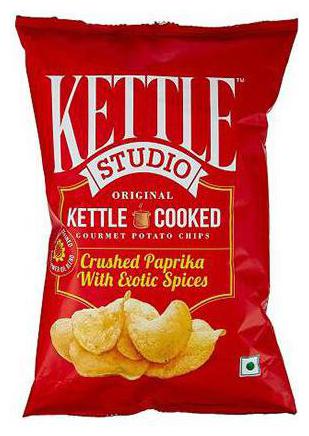 

Kettle Studio Potato Chips - Crushed Paprika with Exotic Spices 125 g