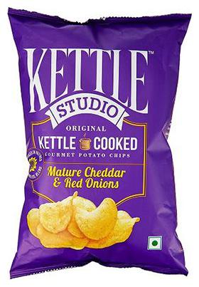 

Kettle Studio Potato Chips Mature Cheddar Red Onion 125 g