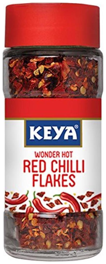 

KEYA RED CHILLI FLAKES 40Gram BTL