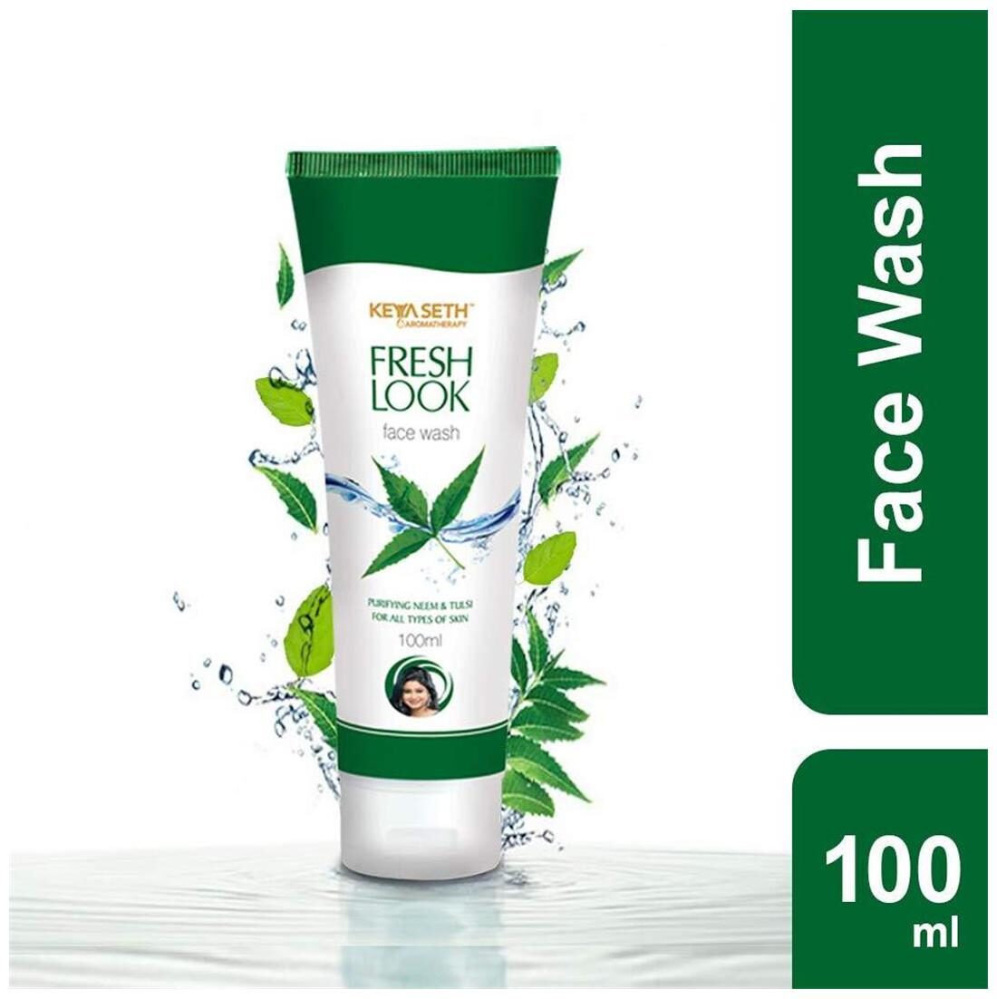 

Keya Seth Aromatherapy Fresh Look Gel Face Wash Enriched With Neem TulsiGently Removes Skin Impurities Excess Oil 100 Soap Free 100ml