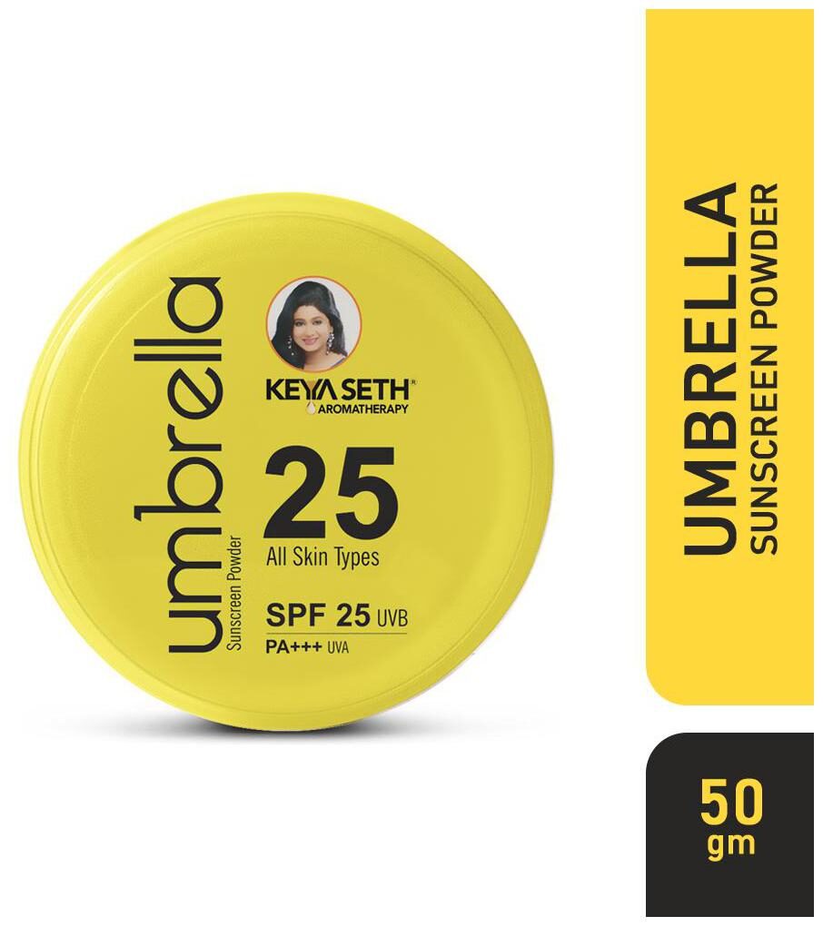 

Keya Seth Aromatherapy UV Guard Umbrella Powder - SPF 25 PA 50g (Pack of 1)