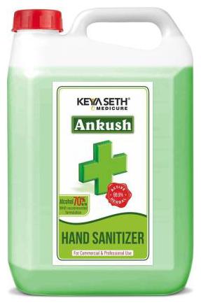 

Keya Seth Aromatherapy Ankush Hand Sanitizer 70 (w w) Isopropyl Alcohol (IPA) Enriched with Lavender Rose Essential Oil 5 L