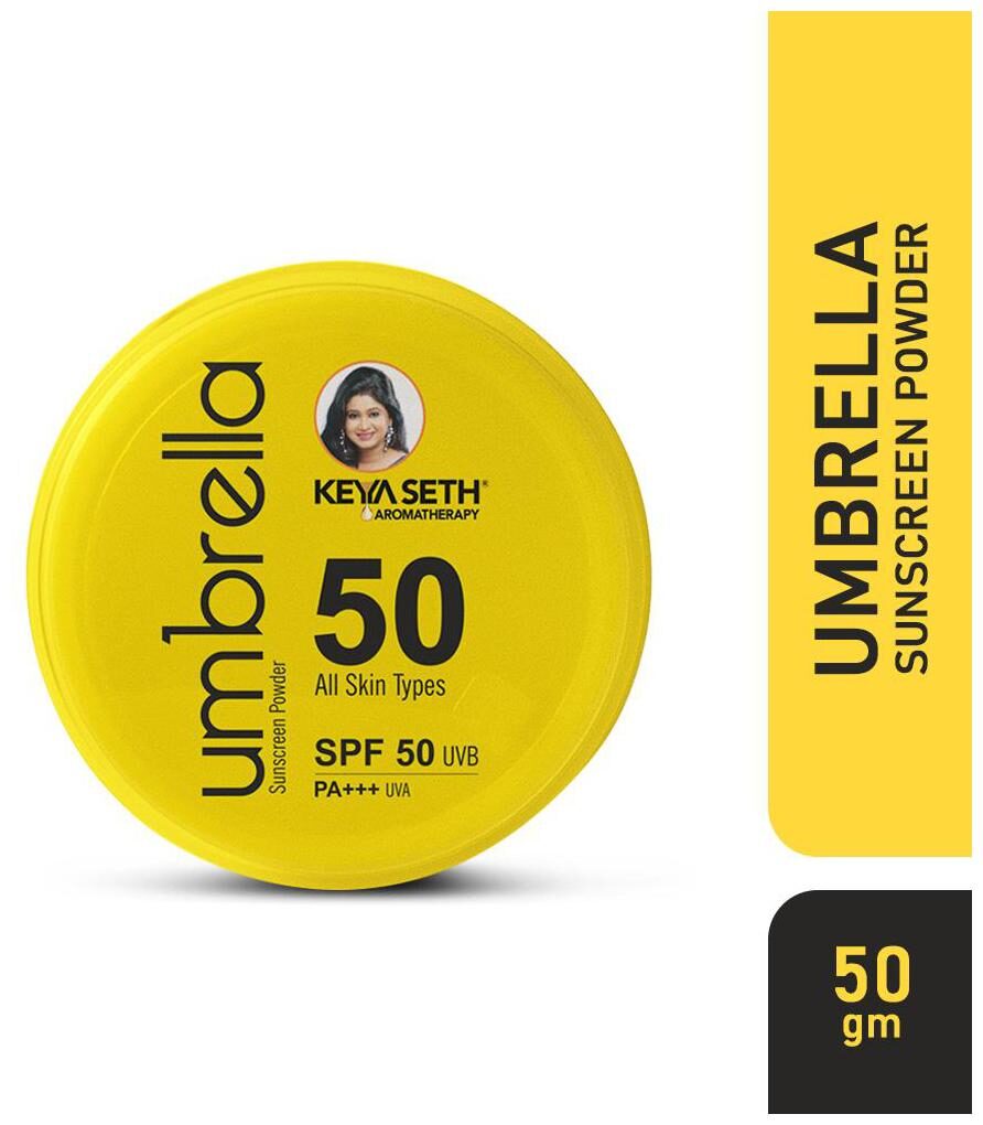 

Keya Seth Aromatherapy UV Guard Umbrella Powder - SPF 50 PA 50g (Pack of 1)