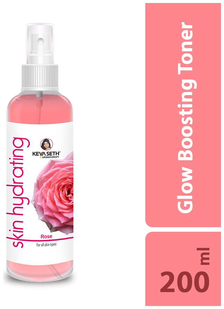 

Keya Seth Aromatherapy Skin Hydrating Rose Toner Heals nourishes skin Enriched with Rose Essential Oil 200ml