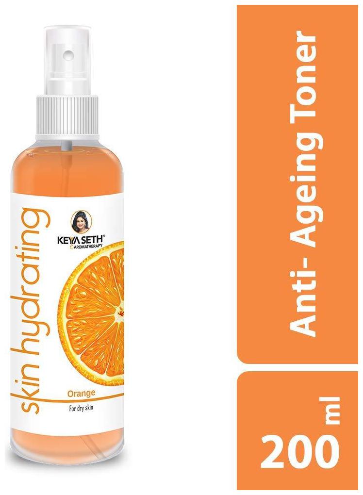 

Keya Seth Aromatherapy Skin Hydrating Orange Toner for dry sensitive skin Brightens skin tone Enriched with Orange Carrot Seed 200 ml (Pack of 1)