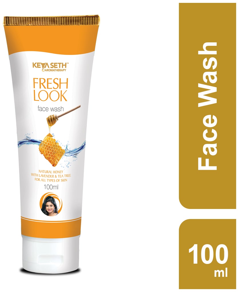 

Keya Seth Aromatherapy Fresh Look Face Wash with Natural Honey Pure essential oils of Lavender Tea Tree Nourishes skin locks moisture inside 100 SOAP Free 100 ml (Pack of 1)
