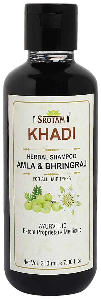 

SROTAM Khadi Amla Bhirngraj Shampoo 210 ml (Pack Of 1)