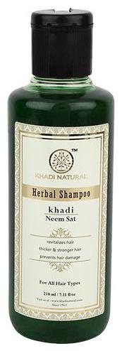 

Khadi Natural Hair Cleanser Shampoo - Neem Sat 210 ml
