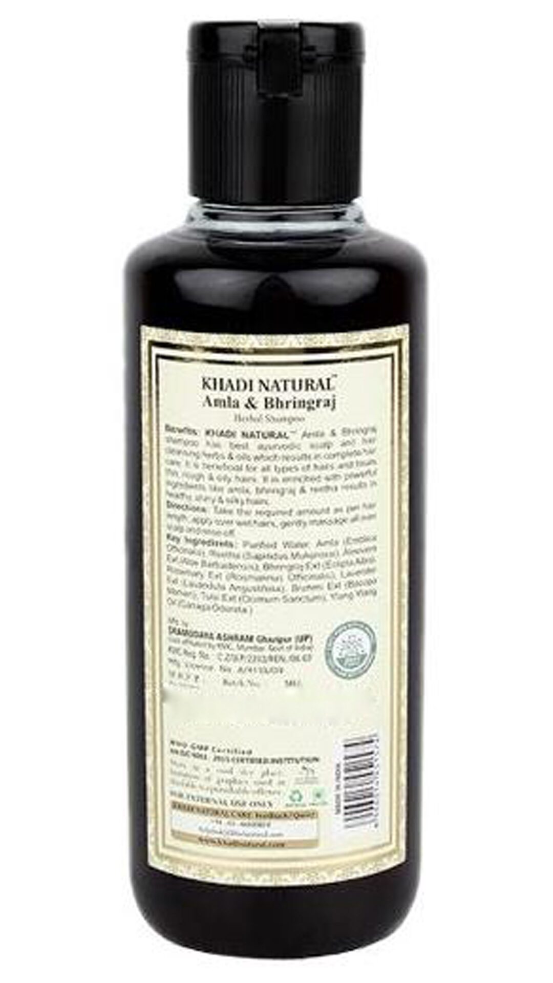 

Khadi Natural Hair Cleanser Shampoo - A mla Bhringraj Sls Paraben Free 210 ml