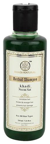 

Khadi Natural Hair Cleanser Shampoo - Neem Sat 210 ml