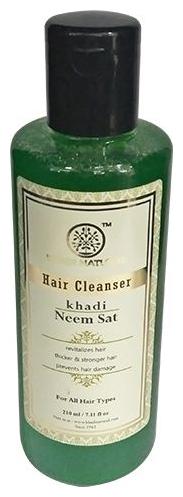 

Khadi Natural Hair Cleanser Shampoo - Neem Sat 210 ml