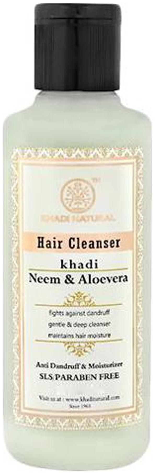 

Khadi Natural Shampoo - Neem Aloevera Sls Paraben Free 210 ml