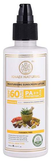 

Khadi Natural Sunscreen Moisturising Lotion 200ml - SPF 60