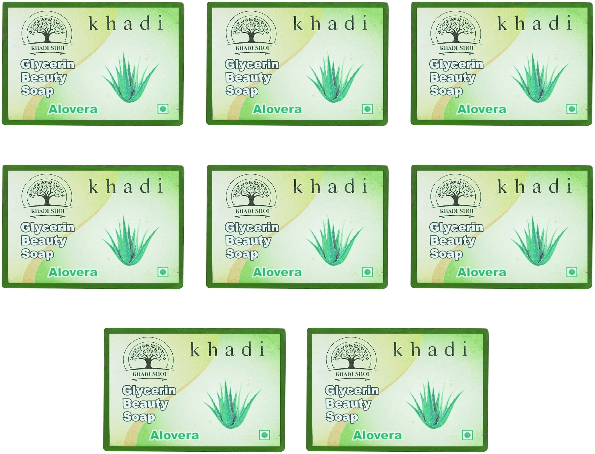 

Khadi Shoi Aloevera Glycerin Beauty Soap -100g(Pack Of 8)