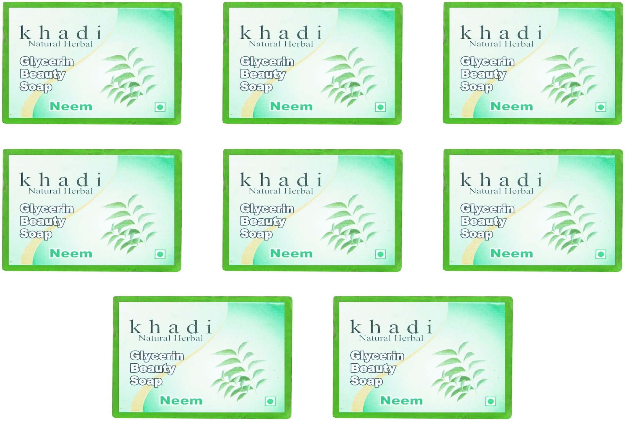 

Khadi Shoi Neem Glycerin Beauty Soap -100g(Pack Of 8)