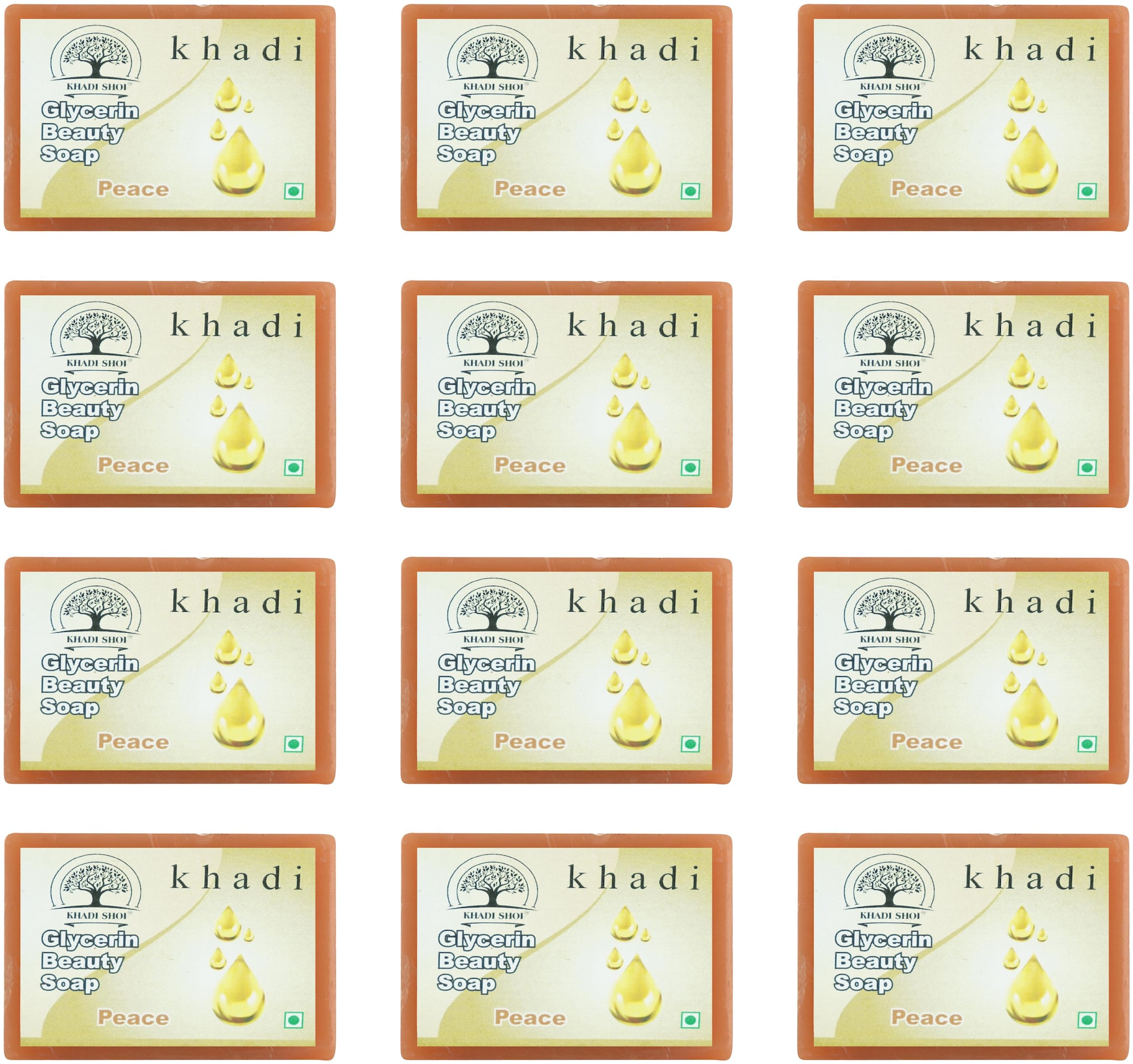 

Khadi Shoi Peace Glycerin Beauty Soap -100g(Pack Of 12)
