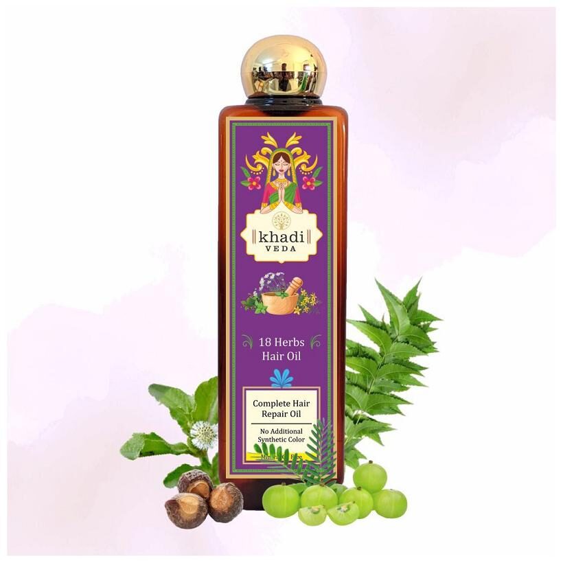 

Khadi Veda 18Herbs Hair Oil 100ml