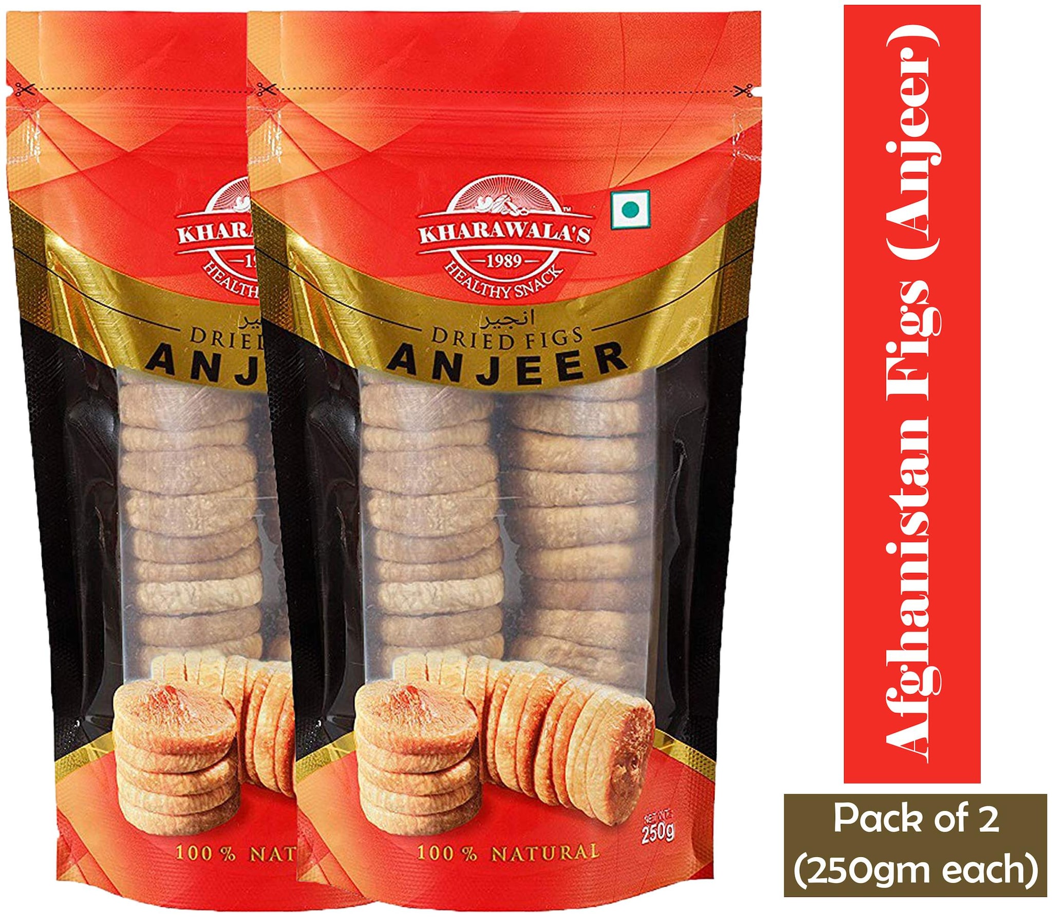 

Kharawala s Healthy Afghani Anjeer 2 x 250 g