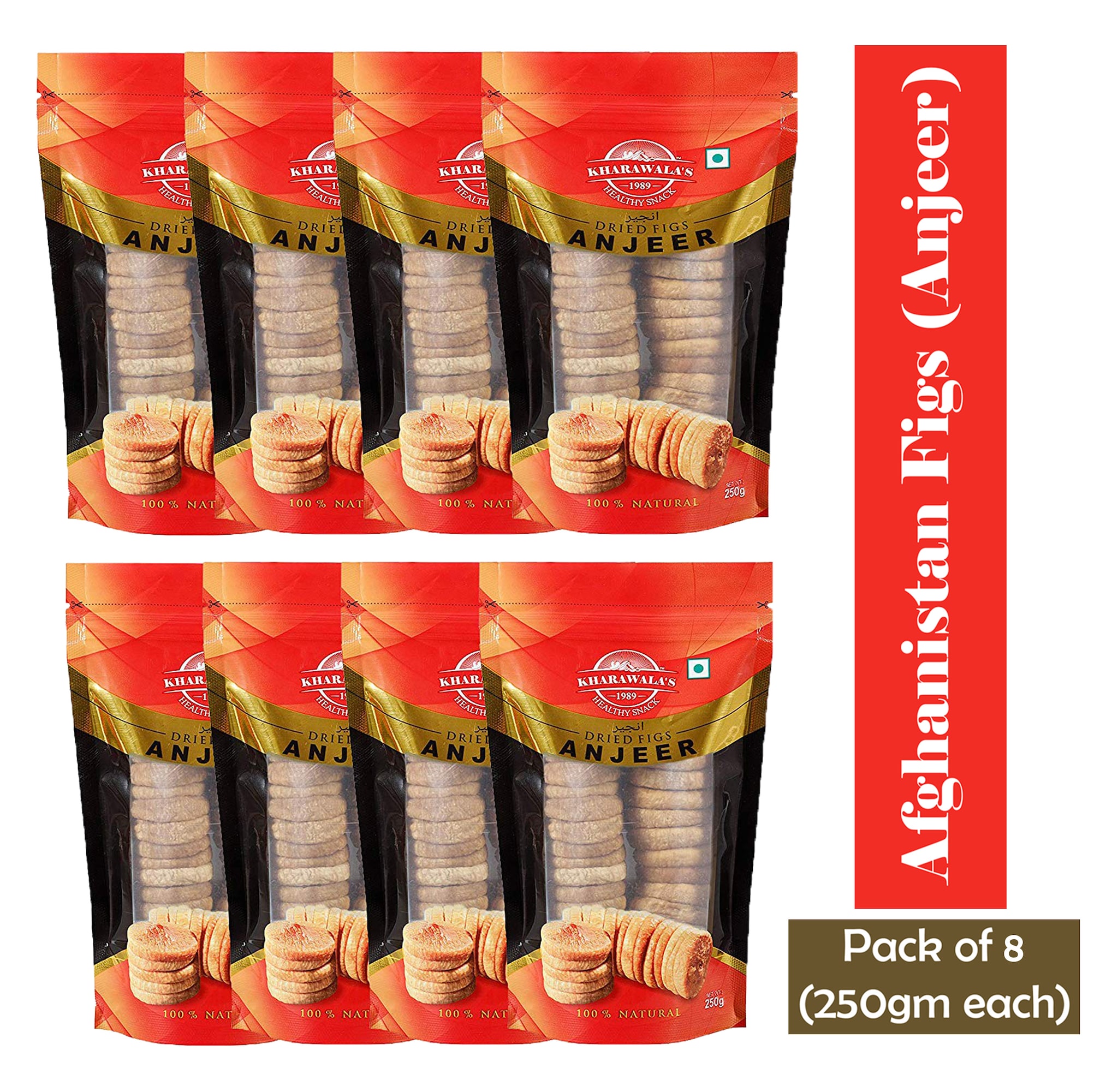 

Kharawala s Healthy Afghani Anjeer Pack of 8 x 250gms