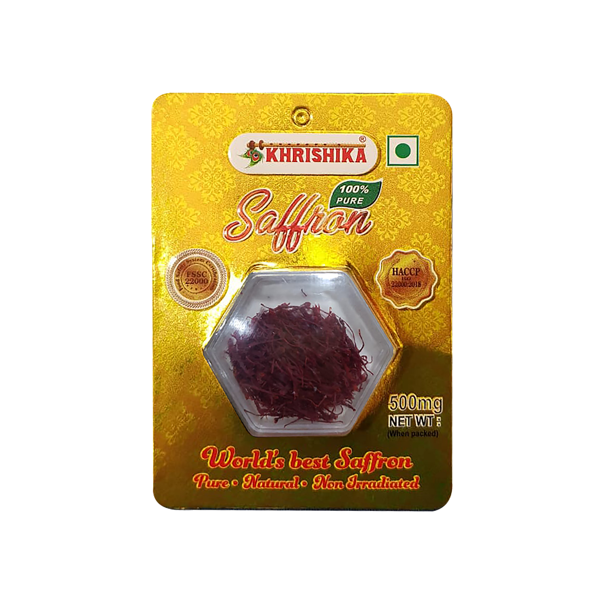 

Khrishika Saffron 100 Pure 0 5 g (Pack of 50)