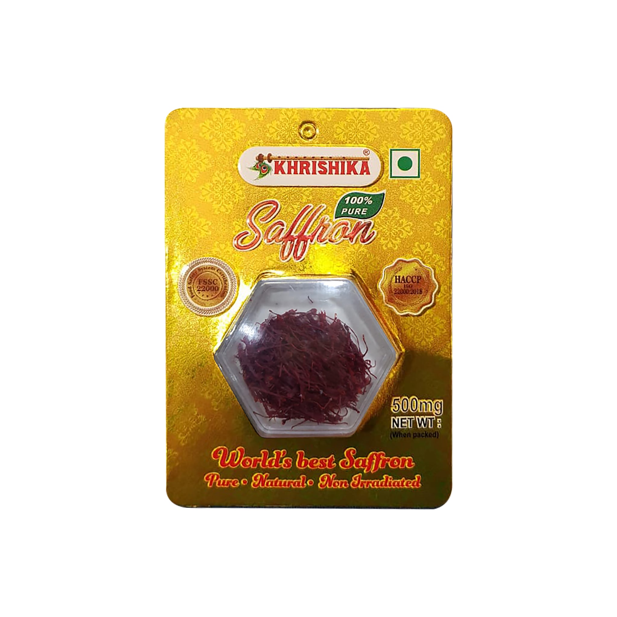 

Khrishika Saffron 100 Pure Flakes 0 5g (Pack Of 1)