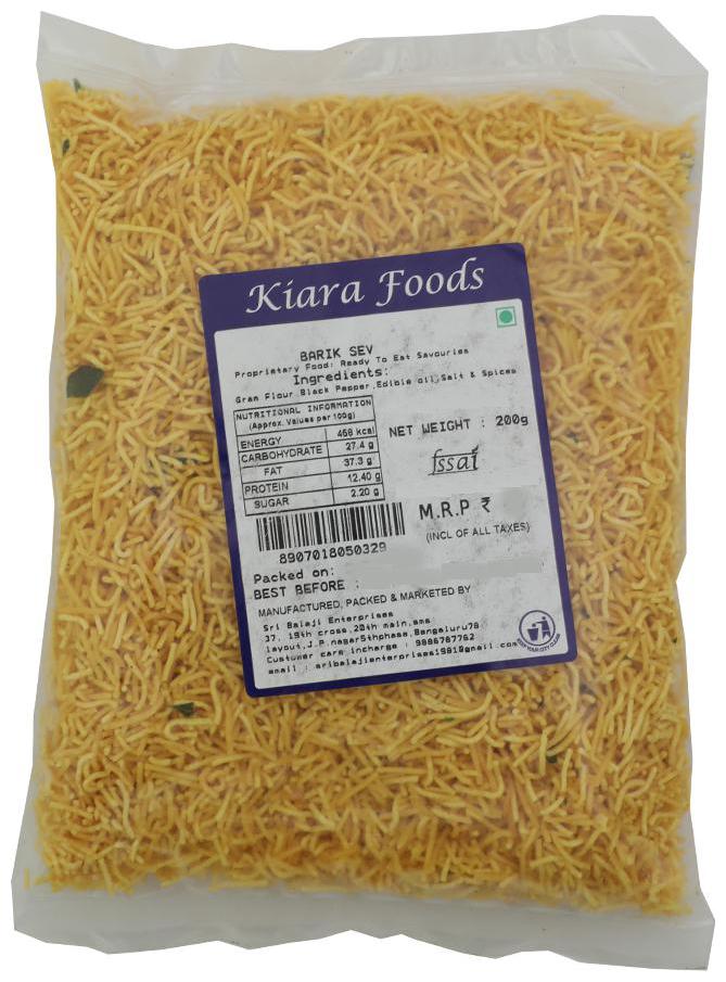 

Kiara Foods Namkeen - Barik Sev 200 g